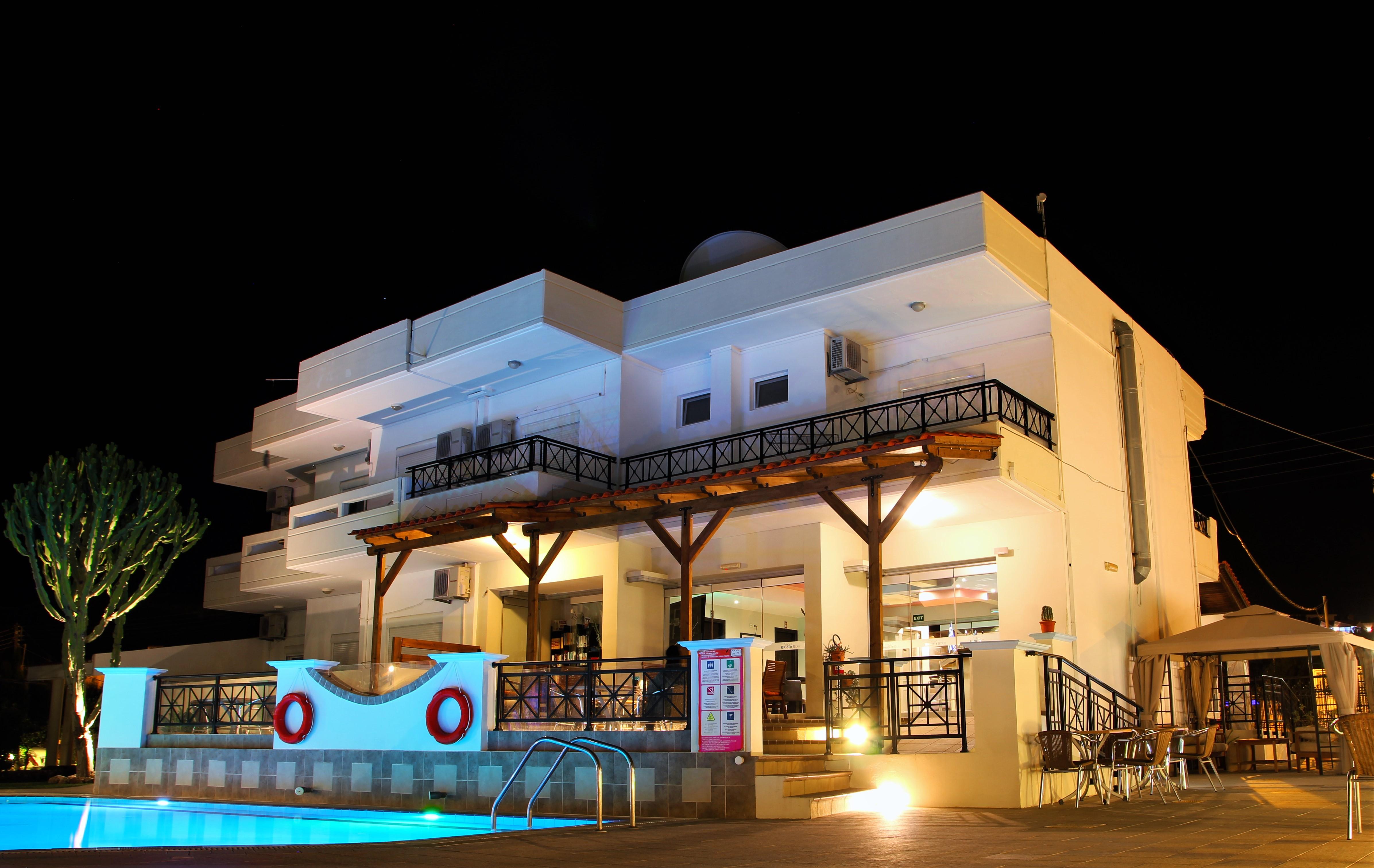 Aparthotel Bright Star Faliraki Exterior foto